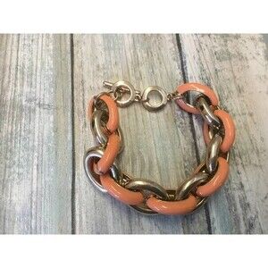Coldwater Creek Peach and Gold Bracelet